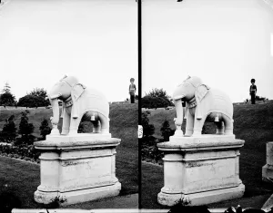 Bildhauerei Drucke: Lucknow-Elefant CC97_00391
