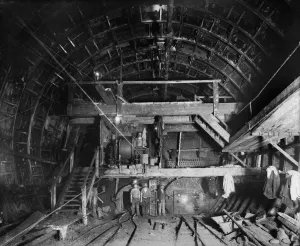 Tunnel Drucke: Bauwerk des Rotherhithe-Tunnels BB 99,06816