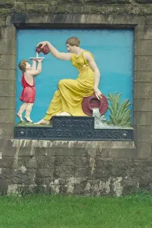 North West England Landmarks Drucke: Plaque Set In Wall