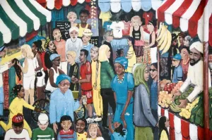 Bristol Drucke: Marktlandschaftmural DP035239