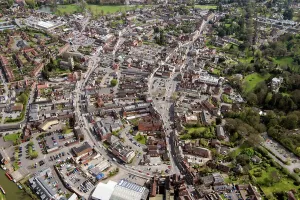 Drucke von Devizes, Wiltshire Die Marktplatze und das Zentrum der Stadt im Jahr 2017 Wiltshire Drucke: Keine Übersetzung möglich, da es sich um eine Nummer handelt