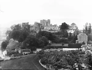 Shropshire Drucke: Ludlow Schloss Cc 80 00496