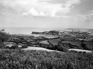 Reise- Und Tourismusbilder Von Der GWR-Werbeabteilung Drucke: Übersicht über Teignmouth, Devon, August 1950