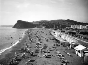 West Strand an Teignmouth in Devon im September 1933