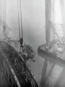 Zerstörung der Severn-Railway-Brücke im Jahr 1967