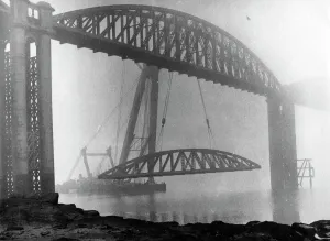 Zerstörung des Severn-Railway-Bridges, 1967