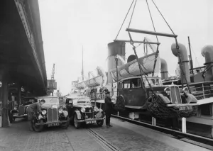 Lkw beladen, 1937
