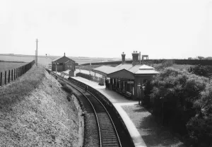 Cornwall Railway History Drucke: St Agnes Station, Cornwall, 1922