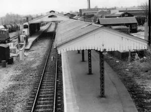 Bahnstation Frome, Somerset um 1970