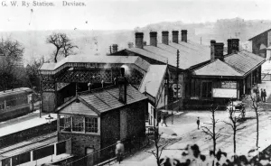 Devises Bahnhof, um 1900