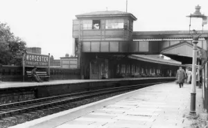 Vintage Railway Stations UK Drucke: Worcester Foregate Street, Worcestershire, c. 1950s