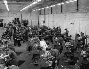 Great Western Railway Archive Drucke: Apprentice Training School, Machine Shop, c1963