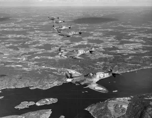 Spitfire Drucke: Spitfire der norwegischen Königlichen Luftwaffe