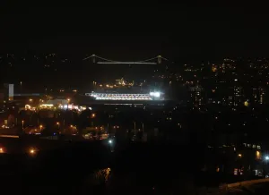 Ashton Gate am Abend