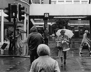 Monochrome City Scene Drucke: 10185384