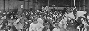 Vintage Industrial Scene Drucke: -