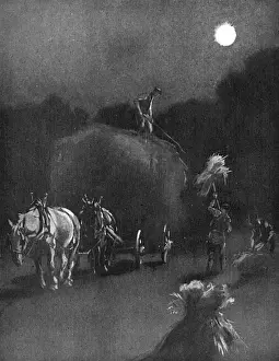 Full Moon Landscape Drucke: -