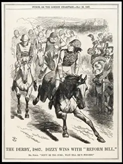 Victorian Era Politics Cartoon Drucke: 1867 / Reform Bill / Punch