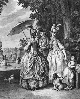 Rococo Era Artwork Drucke: 18Thc Frnc / Rendezvous