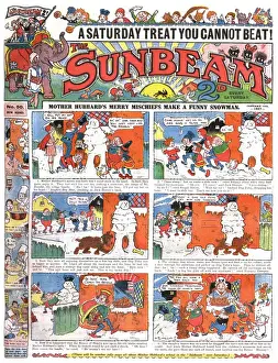Vintage Comic Art Drucke: Comic