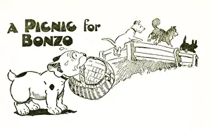 George Studdy Art Drucke: Bonzo