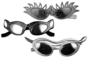 50s Fashion Trends Drucke: 1950s sunglasses