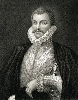 Ruff Collar Fashion History Drucke: 1st Earl of Devonshire