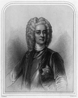 Historical Statesman Drucke: 2nd Duke of Argyll