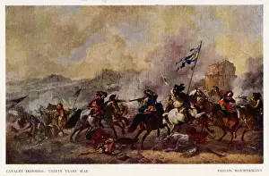 Military History Prints Online Drucke: 30 Years War, Cavalry