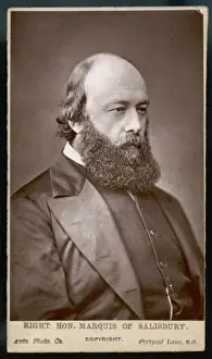 English Prime Minister Drucke: 3rd Marq / Salisbury / Cdv