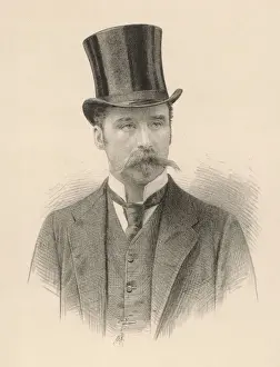 Drucke von Lowry Egerton Cole, 4. Earl von Enniskillen - Viktorianischer Adliger (dieses Bild ist vom Jahr 1889 gedaten) Grafschaft Fermanagh Drucke: Vierter Graf von Enniskillen