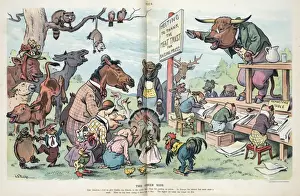 Puck Magazine Cartoons Online Drucke: The other side