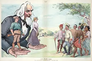 Puck Magazine Illustrations Drucke: Its up to them