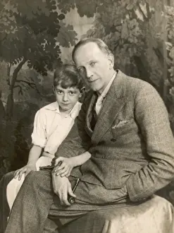 A.A.Milne mit Christopher Robin