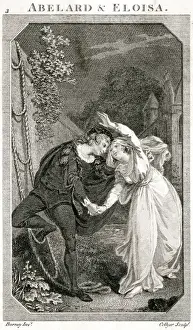 Historical Romance Images Drucke: Abelard / Heloise / Burney