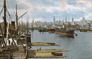 Drucke von Aberdeens Hafen, Schottland Datum: 1904 Aberdeenshire Drucke: Aberdeen Hafen, Schottland