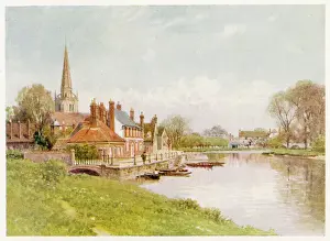Berkshire Drucke: Abingdon/Oxfordshire/Palmer