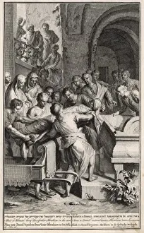 Old Testament Artwork Online Drucke: Abraham Buried