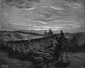 Old Testament Events Drucke: Abraham Migrates