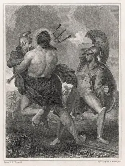 Ancient Greece Illustrations Drucke: Achilles and Aeneas