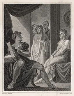 Ancient Greek Mythology Paintings Drucke: Achilles & Delegates