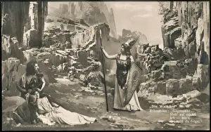 Theatern Drucke: Akt II in Bayreuth 1908