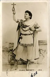 Historical Actor Portraits Drucke: Actor Wilson Barrett