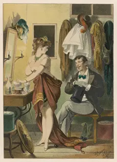 Old Hollywood Style Photography Drucke: Actress and an Admirer