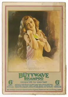 Hair Care Products Drucke: Advert / Butywave Shampoo
