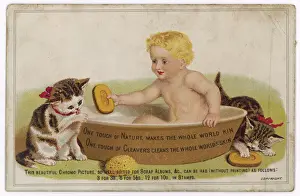 Natural Soap Drucke: Advert / Cleavers Soap