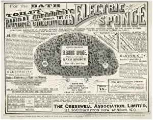 Mary Evans Prints Online Shop Drucke: Advert / Electric Sponge