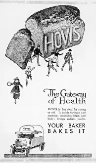 Early 20th Century Food Ads Drucke: Advert / Hovis Bread 1920