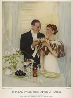 Vintage Couple Photography Drucke: Advert / Lawrence / Squire