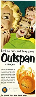 Anzeige, Orangen von Outspan